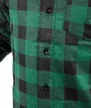 NEO Flanel ing, zöld-fekete, 100% pamut, L (81-546-L)