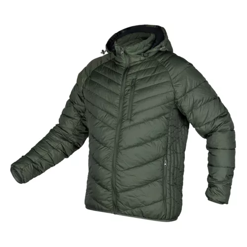 NEO Téli munkavédelmi kabát, Mix&Match, steppelt-szigetelt anyag, könnyű, zöld-fekete, XXXL (81-576-2-XXXL)