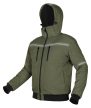 NEO Téli munkavédelmi kabát, OUTDOOR, hőszigetelt, kapucnis, zöld, XXXL (81-579-XXXL)