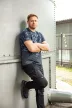 NEO Póló, tengerészkék terepmintás, Camo, Navy 100% pamut, L (81-603-L)