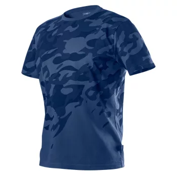   NEO Póló, tengerészkék terepmintás, Camo, Navy 100% pamut, M (81-603-M)