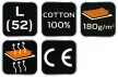 NEO Pólólution, 100% pamut, 180g/m2, L (81-640-L)