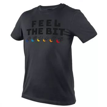 NEO Póló, FEEL THE BIT, 100% pamut, 180g/m2, M (81-641-M)