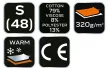NEO Melegítő felső COMFORT, szürke, 79% pamut, S (81-650-S)