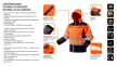 NEO Láthatósági Munkadzseki, softshell, kapucnival, narancssárga,XXL (81-701-XXL)