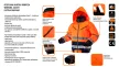 NEO Láthatósági Munkadzseki, extrán szigetelt, narancssárga,XXL (81-711-XXL)