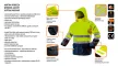 NEO Láthatósági Munkadzseki, vízálló, sárga,XXL (81-720-XXL)
