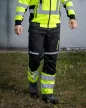 NEO Láthatósági munkásnadrág Mix&Match, 1. oszt., 240g/m2, külső zsebek, profilozott térdbetét, fek.-sárga, XXXL (81-795-XXXL)