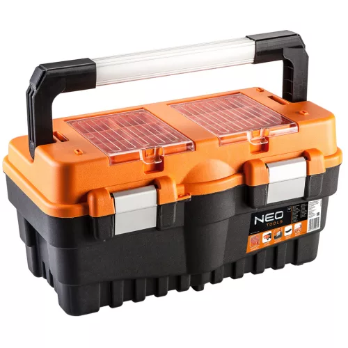 NEO Szerszámláda 18", 460x255x240mm, 2 szortimenter (84-102)