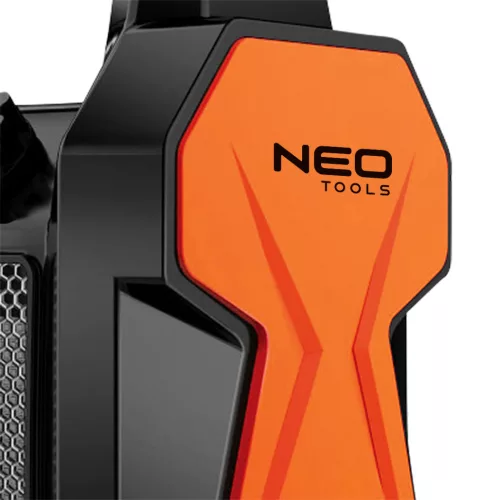 NEO Ipari PTC Elektromos Kerámia Hősugárzó 3 kw, termosztát, levehető fogantyú, borulásvédelem,210 m3/h (90-061)