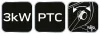 NEO Ipari PTC Elektromos Kerámia Hősugárzó 3 kw,Két fokozat,állitható szög, levehető fogantyú,280 m3/h (90-063)