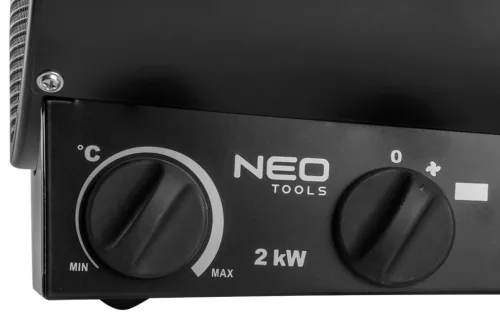 NEO Ipari Elektormos hősugárzó termosztáttal 2kW, ipari,szabadonálló,253 m3/h (90-065)