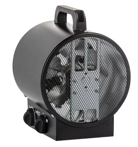 NEO Ipari Elektormos hősugárzó termosztáttal 2kW, ipari,szabadonálló,253 m3/h (90-065)