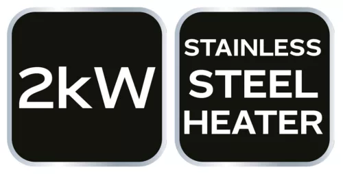 NEO Ipari Elektormos hősugárzó termosztáttal 2kW, ipari,szabadonálló,253 m3/h (90-065)