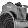 NEO Ipari elektromos hősugárzó 2kW, állíth. üzemmód, IPX4(vizálló), állíth. szög,szabadonálló,330 m3/h (90-067)