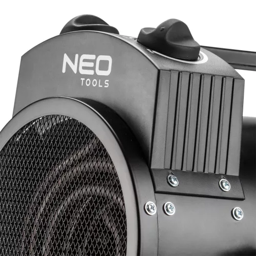 NEO Ipari elektromos hősugárzó 2kW, állíth. üzemmód, IPX4(vizálló), állíth. szög,szabadonálló,330 m3/h (90-067)