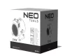 NEO Ipari elektromos hősugárzó 2kW, állíth. üzemmód, IPX4(vizálló), állíth. szög,szabadonálló,330 m3/h (90-067)