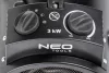 NEO Ipari elektromos hősugárzó 3kW, állíth. üzemmód, IPX4(vizálló), állíth. szög,szabadonálló,354 m3/h (90-068)