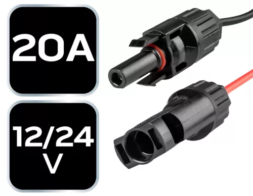 NEO Napelemes töltésvezérlő 20A, 12/24V (90-150)