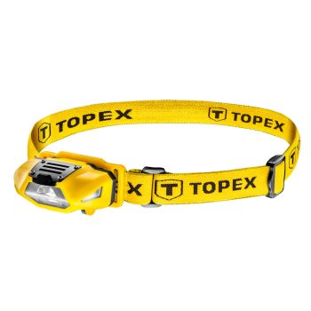 TOPEX Fejlámpa LED 70lum, fehér + piros, 1xAA (94W390)
