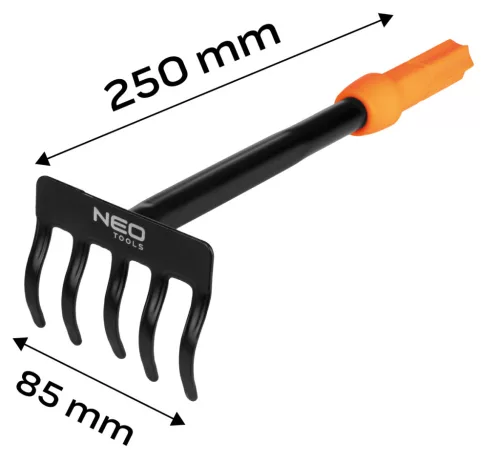 NEO GEREBLYE 250mm, 5 FOGÚ, ACÉL, NEO CLICK SYSTEM (95-073)