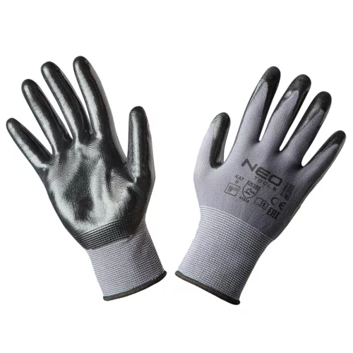 NEO Munkakesztyű, nitril bevonatú nylon, 4131X, méret: 9 (97-616-9)