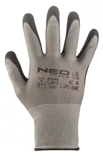NEO Munkakesztyű, latexbevonatú nylon, 3141X,11" (97-617-11)