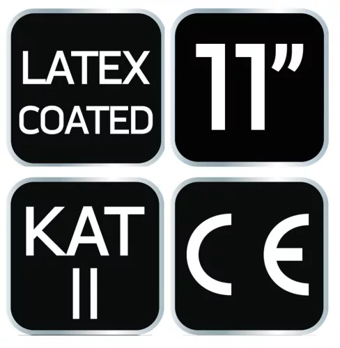 NEO Munkakesztyű, latexbevonatú nylon, 3141X,11" (97-617-11)