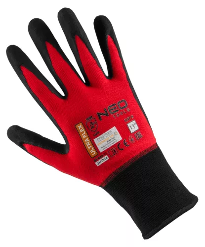 NEO Munkakesztyű, Ultraflex, nylon-spandex, polimetilnitril (hab) bevonattal, 4131X, 11 (97-622-11)