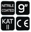 NEO Munkakesztyű, nitril bevonatú polyester, 4111X, méret: 9 (97-631-9)