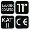 NEO Munkakesztyű, latex bevonatú poliészter (2 rétegű), 3141X, 11" (97-643-11)