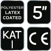 NEO Gyerek "munkakesztyű", latex bevonatú poliészter , 5-ös méret 9-11 éves korig (97-644-5)