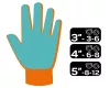 NEO Gyerek "munkakesztyű", latex bevonatú poliészter , 5-ös méret 9-11 éves korig (97-644-5)