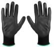 VERTO Munkakesztyű, kertész kesztyű, PU bevonat, 3131X, 11", légáteresztő felsőrész (97H139)