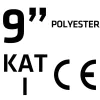 VERTO Kertész kesztyű, poliészter, virágmintás, 9" (97H148)