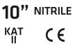 VERTO Kertész kesztyű, nitril bevonat, 10", légáteresztő felsőrész (97H153)
