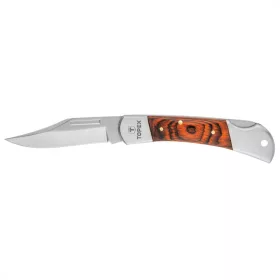   TOPEX Összecsukható kés retesszel, 7,5cm penge, fa markolat (98Z017)
