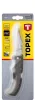 TOPEX Összecsukható kés retesszel, 10cm penge, teljes 220mm (98Z101)