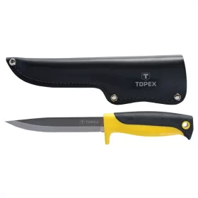 TOPEX Kés 120MM penge, műanyag tokkal (98Z103)