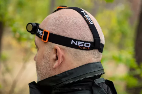 NEO Fejlámpa + zseblámpa 2az1-ben, tölthető, USB 2000lum CREExHP50.2 LED, 20W (99-029)