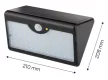 NEO Napelemes fali reflektor távirányítóval, mozgásérzékelő, SMD LED 900 lm (99-091)