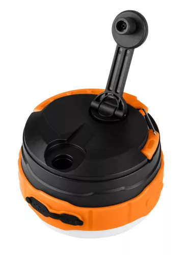 NEO Akkus 3az1-ben Kempinglámpa/zseblámpa/powerbank, 500lm, 3,7V/2000mAh, USB és kézi tekerődinamós töltés (99-118)