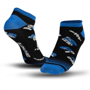   GRAPHITE Munkazokni, 80% pamut, szerszám mintás 39-42, kék/fekete, Graphite (GD032)