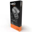 NEO USB töltőkábel, 3az 1ben, 1.2m, USB-A bemenet, USB-C, Lightning, Micro USB kimenetek (GD038)