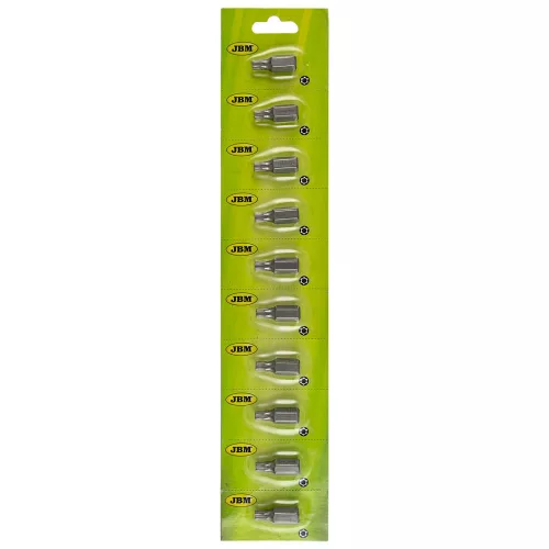 JBM Torx Tp 10 mm Fúró Bitfej - T25 (10435)