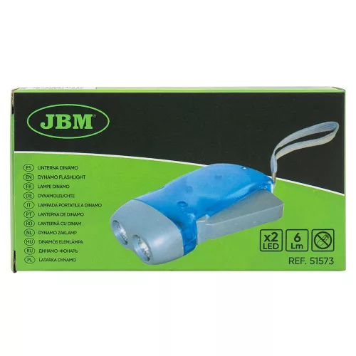 JBM LED Dynamo Flashlámpa - 6LM (51573)