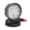 JBM Munkafényszóró kerek házzal, koncentrált LED fénnyel, 1450 lm, 27 W, 10–40 V, IP68 (52569)