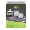 JBM Munkafényszóró kerek házzal, koncentrált LED fénnyel, 1450 lm, 27 W, 10–40 V, IP68 (52569)