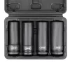 JBM Kerékőr csavar kiszedő gépi dugókulcs készlet 1/2”, 17–22 mm, 4 részes (53197)