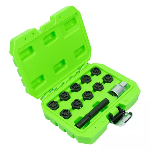 JBM Kerékőrkulcs készlet Mercedes biztonsági kerékcsavarokhoz, 1/2”, 12 részes (53328)